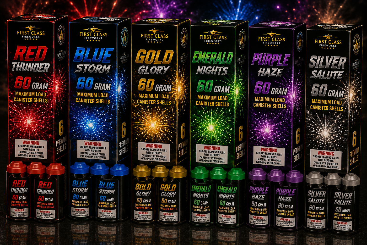 60 GRAM - MAXIMUM LOAD CANISTER SHELLS