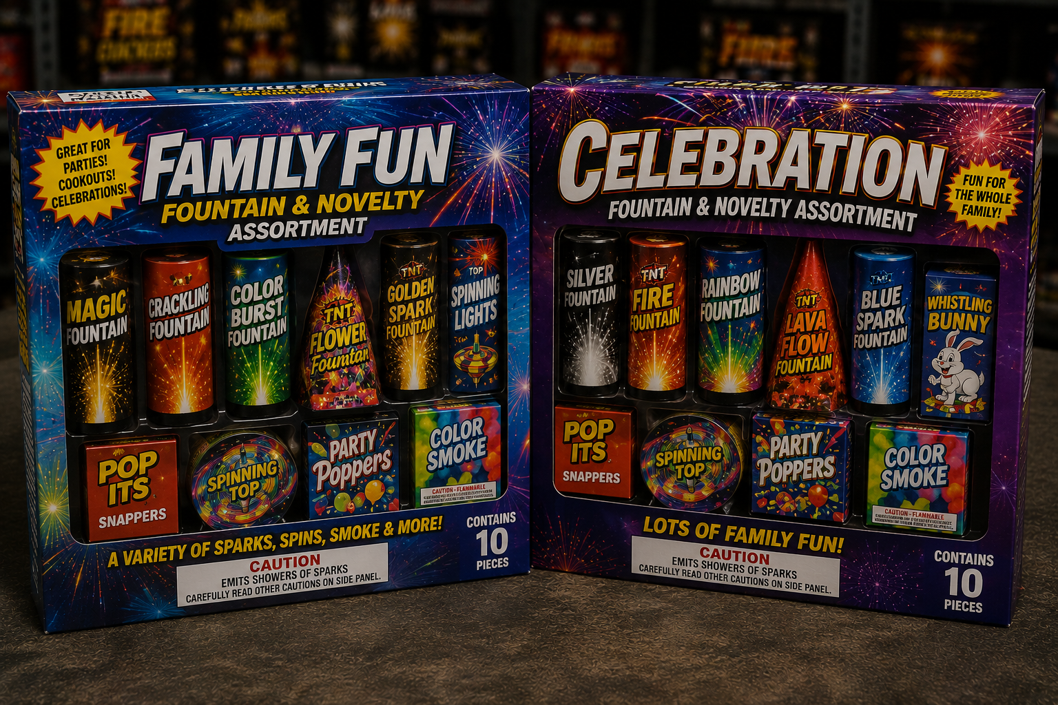 FOUNTAIN & NOVELTY ASSORTMENTS